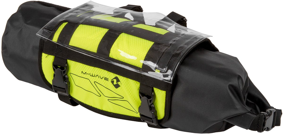 M-wave Stuurtas Rough Ride 10 Liter Zwart/geel