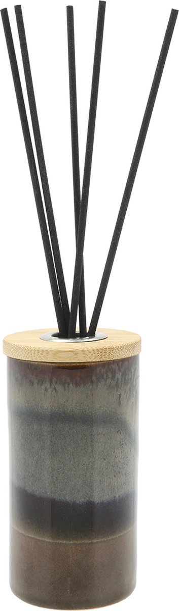 Goedkoopste Villa Collection Iris Citrus and Wood Geurolie Dia 5,5 x 10,5 cm Bruin/Groen