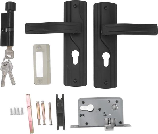 Intersteel deurklink rond en rozet met nok aluminium | Online