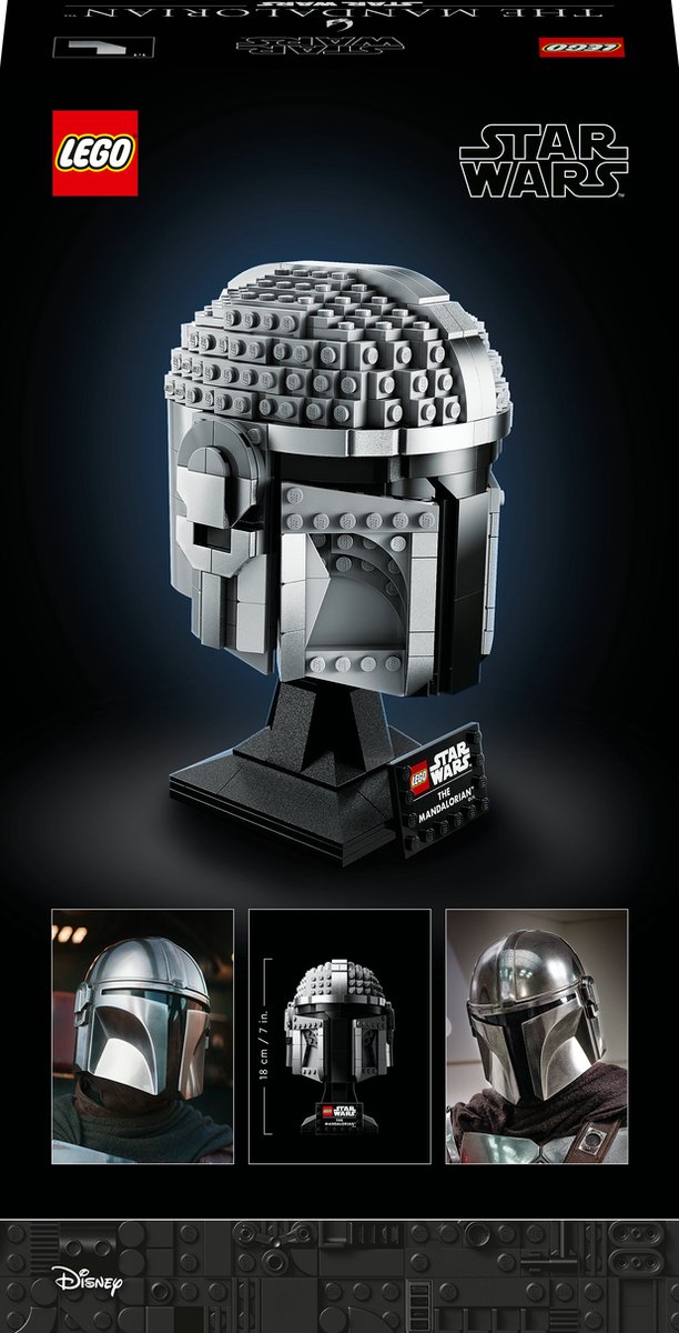 LEGO Star Wars The Mandalorian helmset voor Volwassenen - 75328 — afbeelding 23