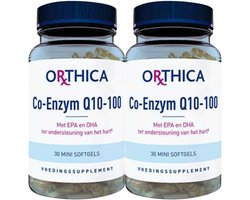 Orthica Co-Enzym Q10-100 - 2 x 30 capsules - Voordeelverpakking