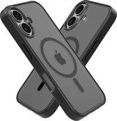 IYUPP Bumper - Convient pour Apple iPhone 16 Case - Zwart - Convient pour MagSafe