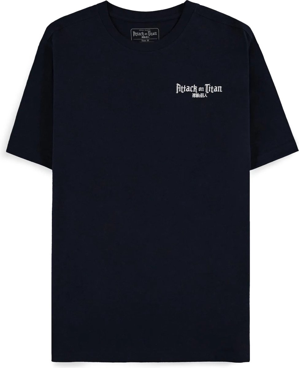 Attack On Titan - Eren's Titan Heren T-shirt - 2XL - Blauw