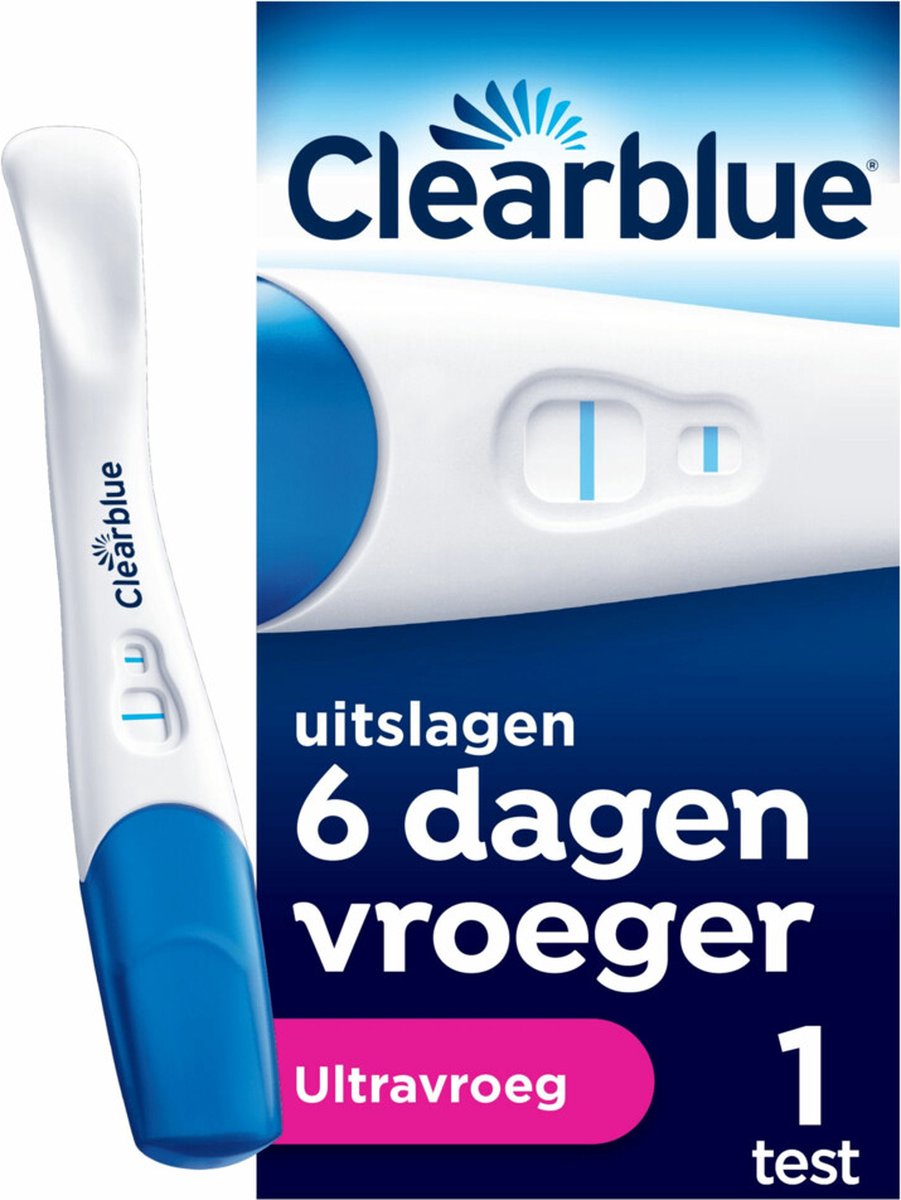 Goedkoopste 6x Clearblue Zwangerschapstest Ultravroeg