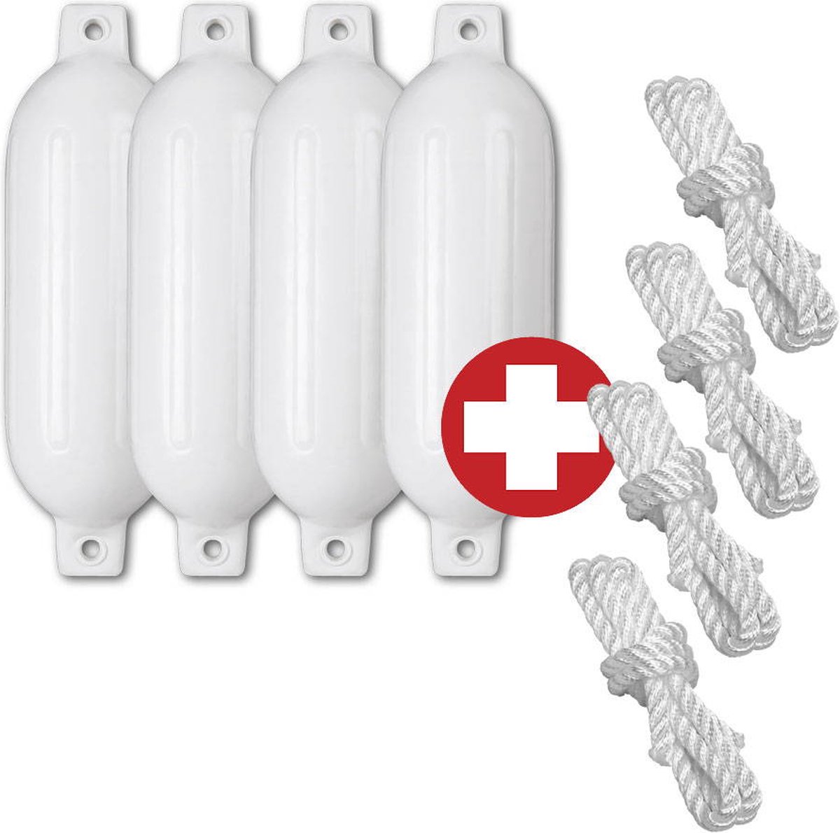 Stootwillen, set van 4 ⌀18cm