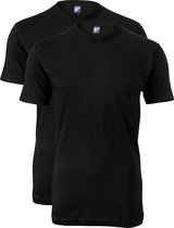 Alan Red T-shirts West Virginia (2-pack) - V-hals - zwart -  Maat L