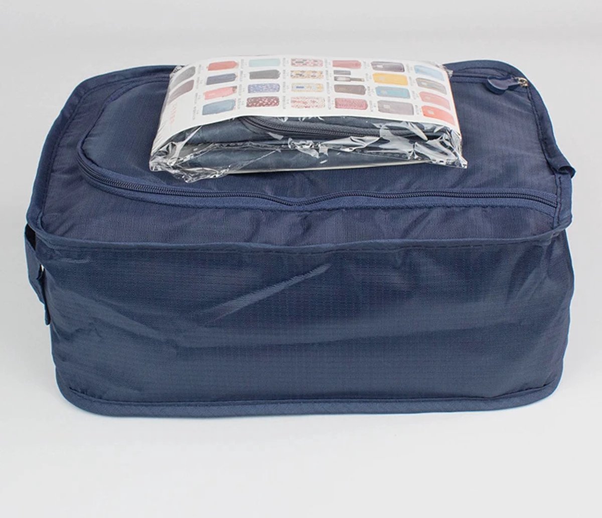 Schoenen reistas - reis opbergtas - travel - draagbare tas - nylon - multifunctioneel - donkerblauw - DELAGO