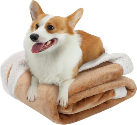 FLUFFINO® hondendeken maat L, 104 x 68 cm | pluizig, zacht