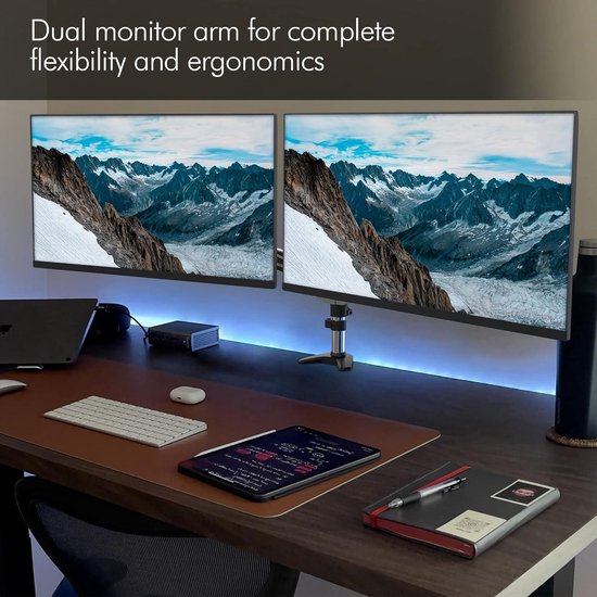 Bureaustoelen - Enkele monitorarm incl. USB poorten