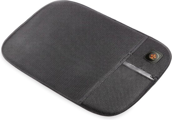 Verwarmde broek voor dames en heren, elektrische USB-verwarmingsbroek, 3-traps temperatuurregeling, wasbare thermobroek voor de winter, thermische elastische broek voor kamperen en wandelen, zwart