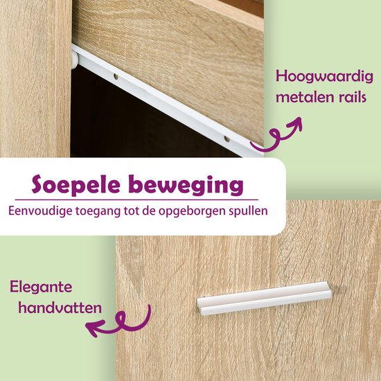 Apothekerskast 20x45,5x60 cm bewerkt hout gerookt eikenkleurig kopen