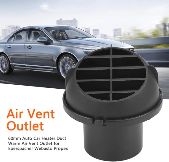Diesel Heater Duct Slang Pijp - 60mm/75mm Draaibare Ontluchter