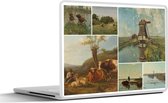Sticker pour ordinateur portable - 10,1 pouces - Collage - Pays- Nederland - Art