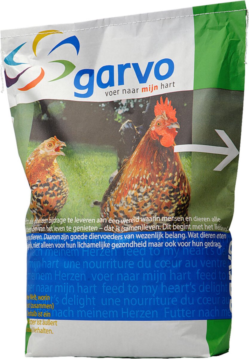 Garvo - Volledige legkorrel met kruiden 7308 - Kippenvoer - 20kg