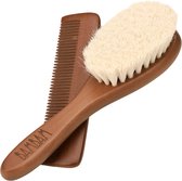 BamBam Dark Houten Borstel En Kam Geschenkset 51690