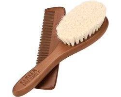 BamBam Dark Houten Borstel En Kam Geschenkset 51690