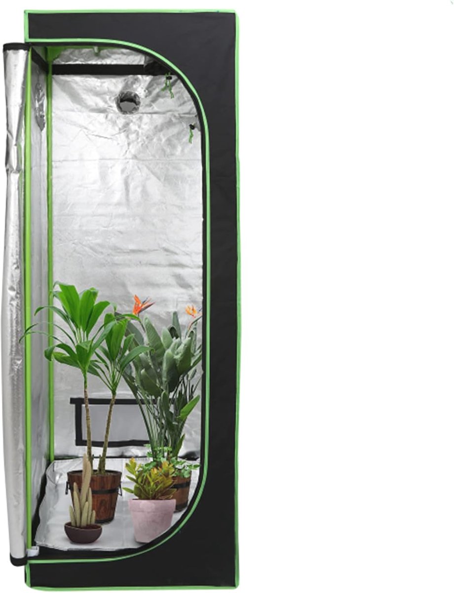 Lichtdichte en Waterdichte Kweektent 60x60x180 cm voor Indoor Homegrow