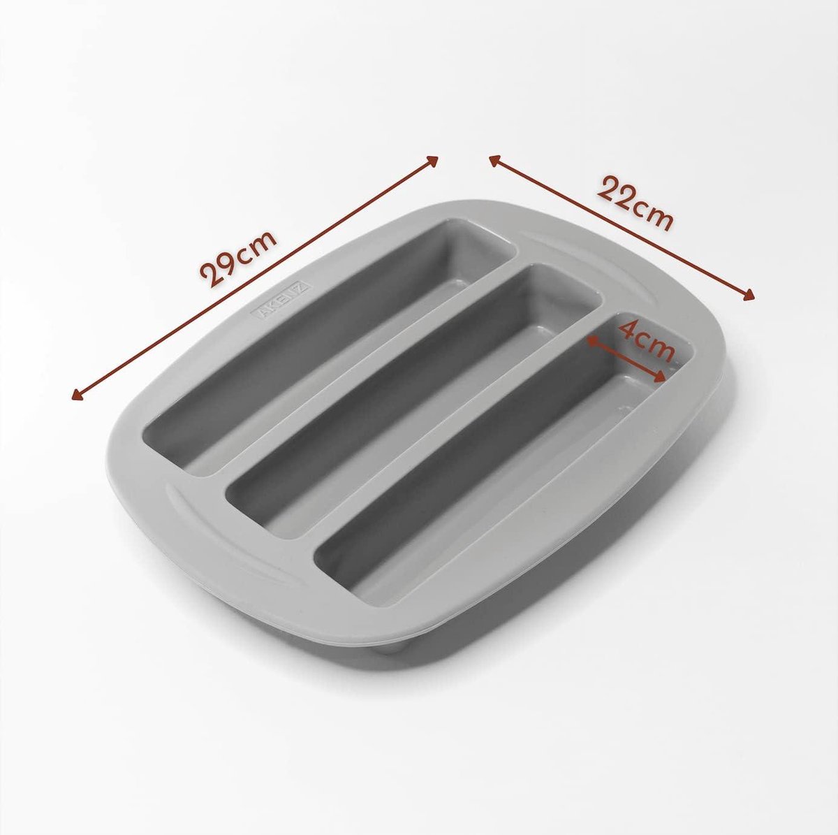 Siliconen Bakmal - bakvorm 20 ovale mini vormpjes Siliconen Bakmal - bakvorm 20 ovale mini vormpjes