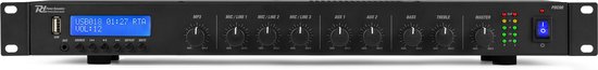 Power Dynamics PDC90 mediaspeler met versterker - Met DAB+ / Bluetooth / USB / MP3