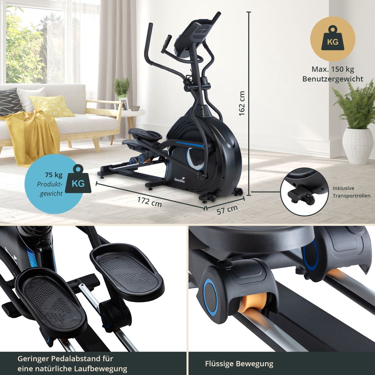 Skandika CardioCross Conqueror Crosstrainer - Hometrainer - afbeelding 3