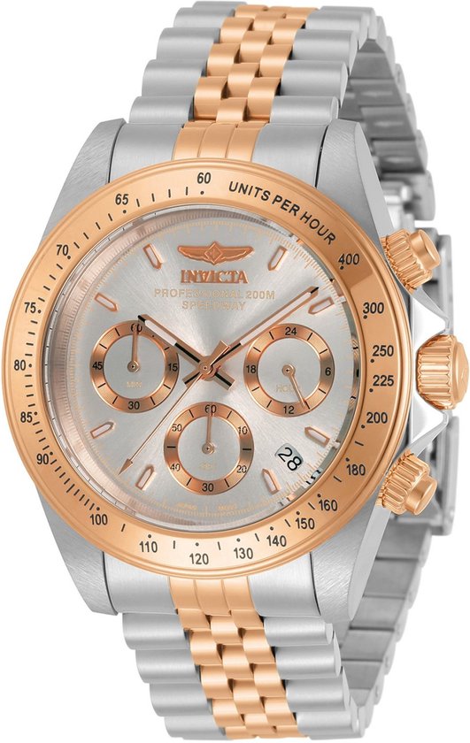 Invicta Speedway Heren Quartz horloge van roestvrij staal - 39 mm : Invicta Invicta Speedway Heren Quartz horloge van roestvrij staal - 39 mm : Invicta