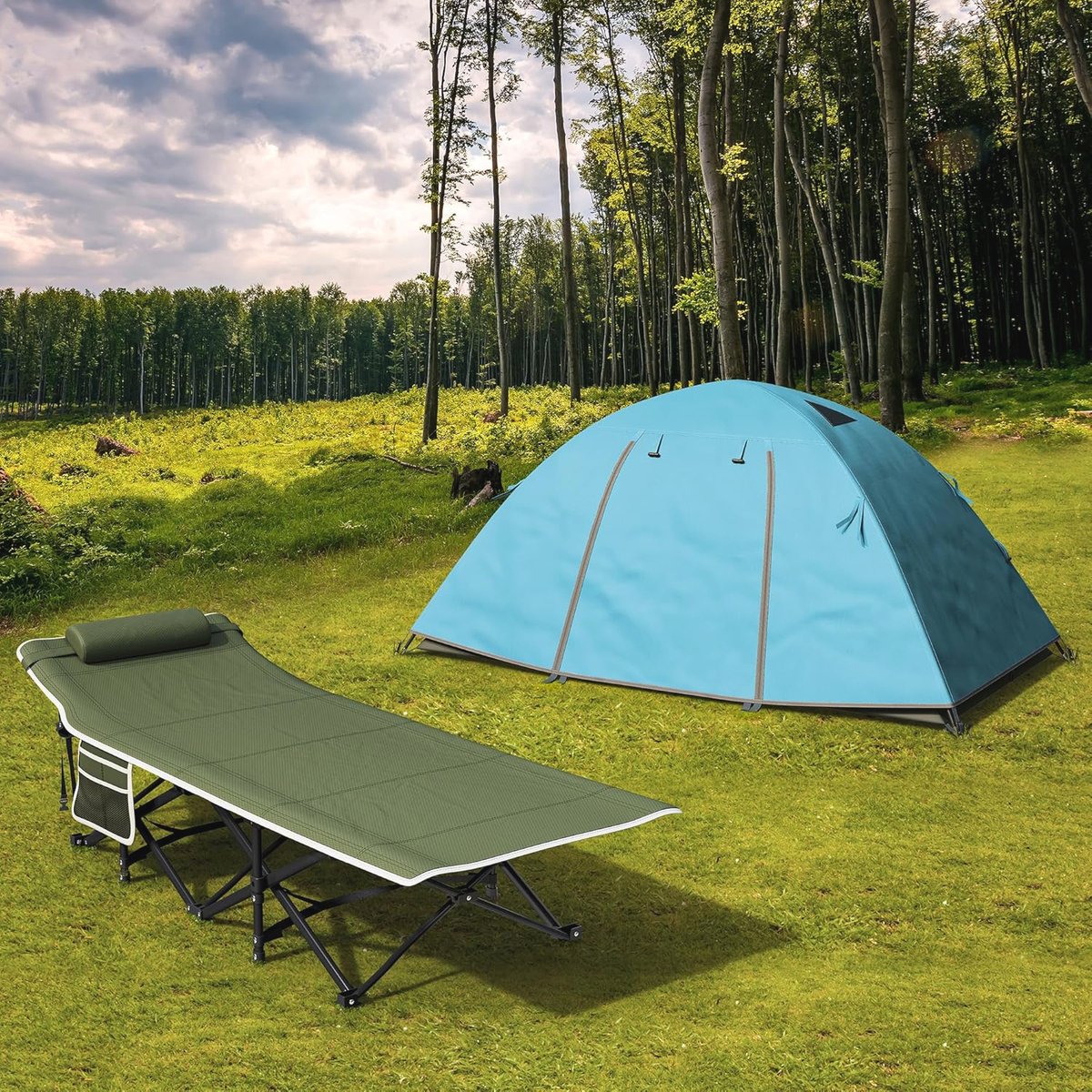 Test du lit de camping pliable Alpcour : confort et robustesse