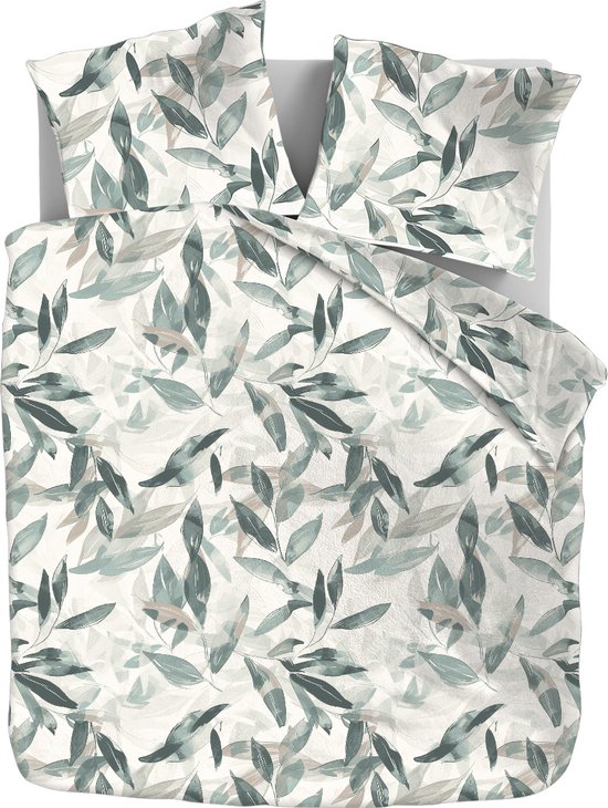 Zydante Dekbedovertrek Set 240x220 - Katoen - Dekbedhoes met 2 kussenslopen - Autumn Leafs — afbeelding 3