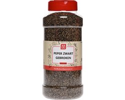 Van Beekum Specerijen - Peper Zwart Gebroken - Strooibus 450 Gram