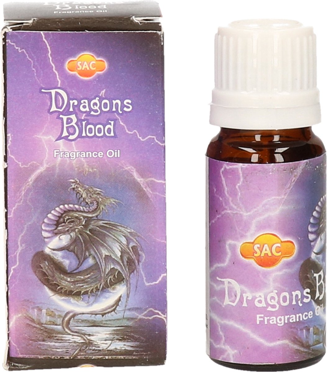 Goedkoopste Geurolie Dragons blood - 3x stuks - flesje 10 ml - oliebrander geur - drakenbloed