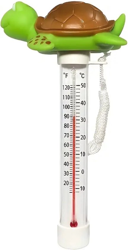 Bovista Zwembad Thermometer - Vijver Thermometer - Drijvend - Drijvende Thermometer - Pool - Manfred de Schilpad