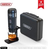 Handpresso 48238 Pomp zwart - draagbare, handmatige espressomachine voor ESE -pads of gemalen koffie