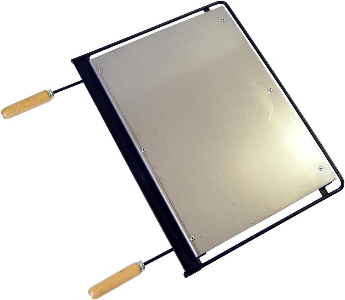 Grillplaat ijzer grijs 68 x 41 cm Groot formaat voor barbecueën