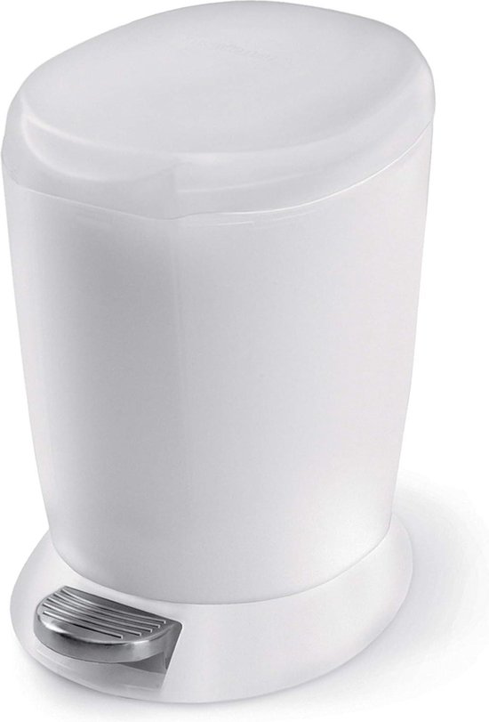 Prullenbak Simplehuman Pedaalemmer Rond Zilver 4,5L