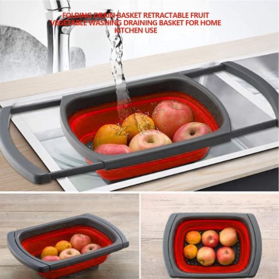 Opvouwbaar Vergiet Boven de gootsteen Grote keukengadgets ...