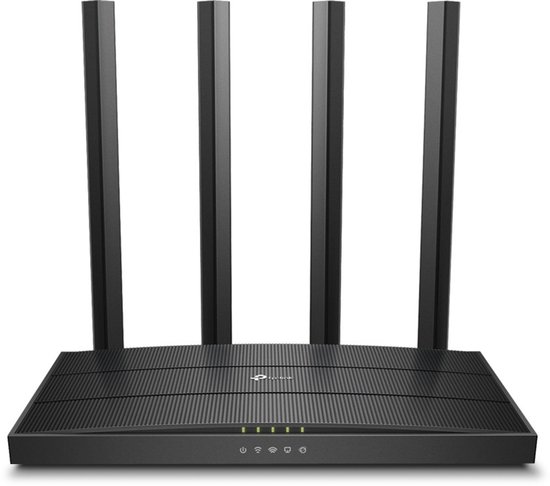 TP-Link Archer C6 - Draadloze Router - 1200 Mbps - WiFi 5 - Zwart