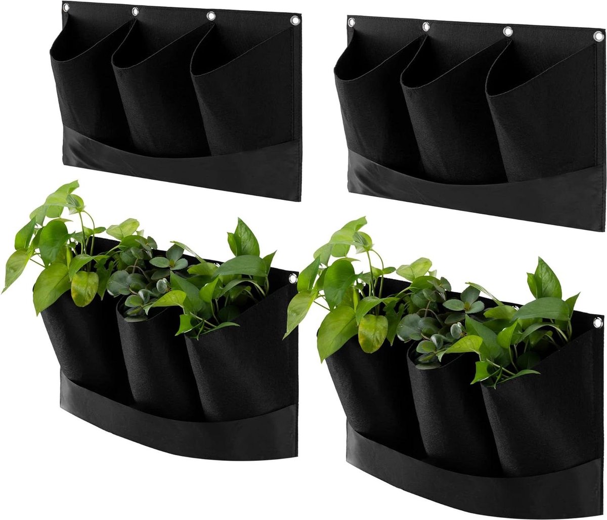 Plantenbak Bak voor planten 12 planten Navaris Hangpot binnen buiten Hangende plantenbak balkon vensterbank reling