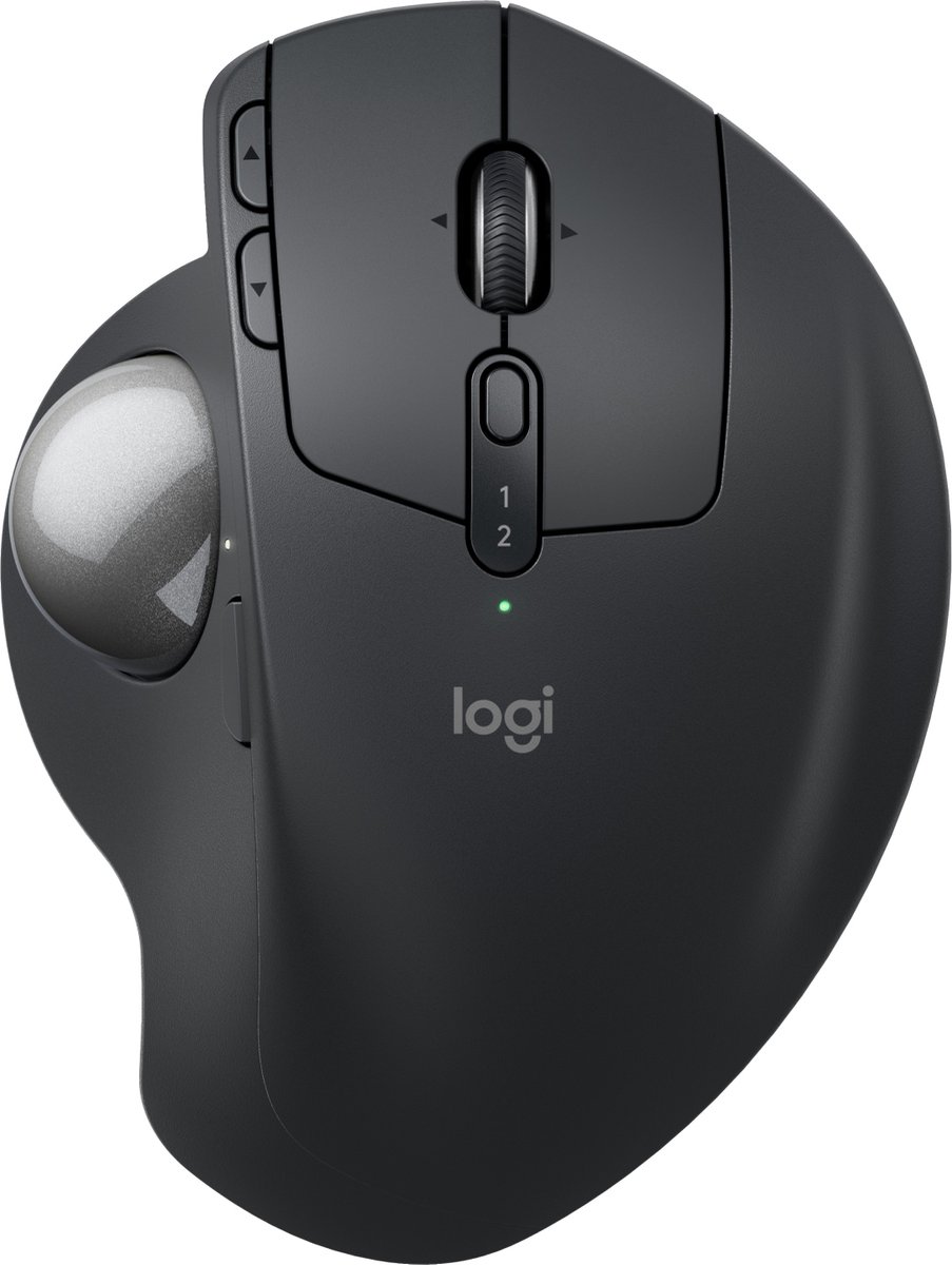Logitech MX Ergo S Advanced Wireless Trackball Mouse trackball 512 - 2048 dpi, Bluetooth Low Energy / 2,4 GHz USB