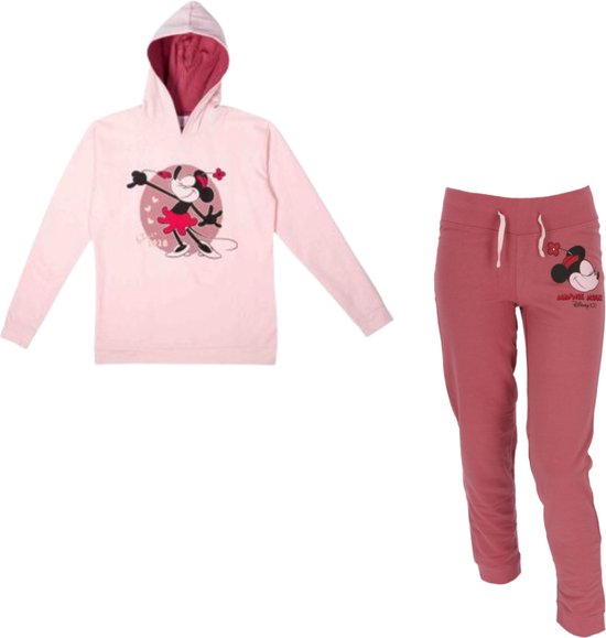 Foto: Minnie mouse dames joggingpak volwassenen maat l