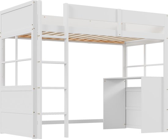 Vipack Dallas Huisbed Met Ladder - Wit