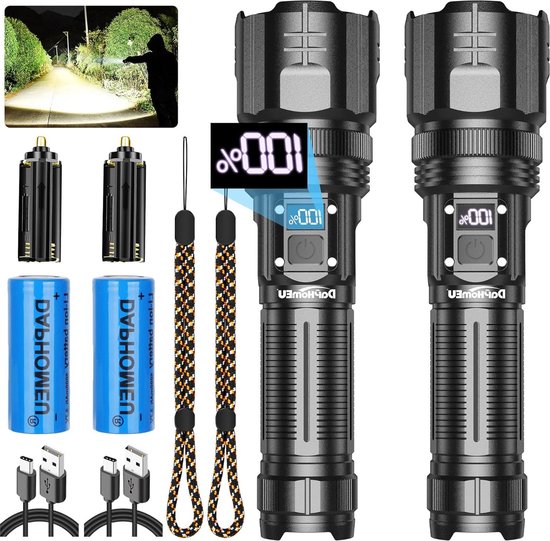 Lanterne À Piles,Camping Led Rechargeable Portable - Lampe Poche Tente