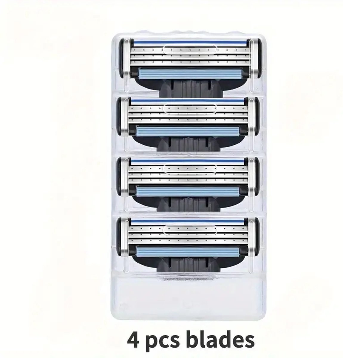 4 Stuks Scheermesjes Geschikt voor Gillette Mach 3 Voor Heren Universeel