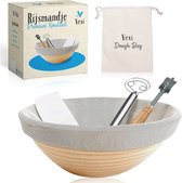 Kit De Démarrage Au Levain, Fournitures De Cuisson Pour Pain Au Levain Comprenant 2 Paniers à