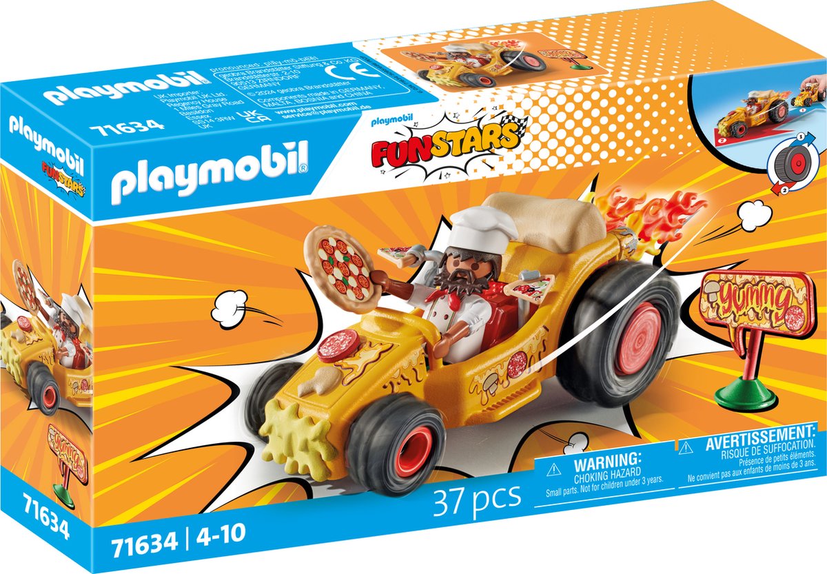 PLAYMOBIL Funstars Race pizza  71634
