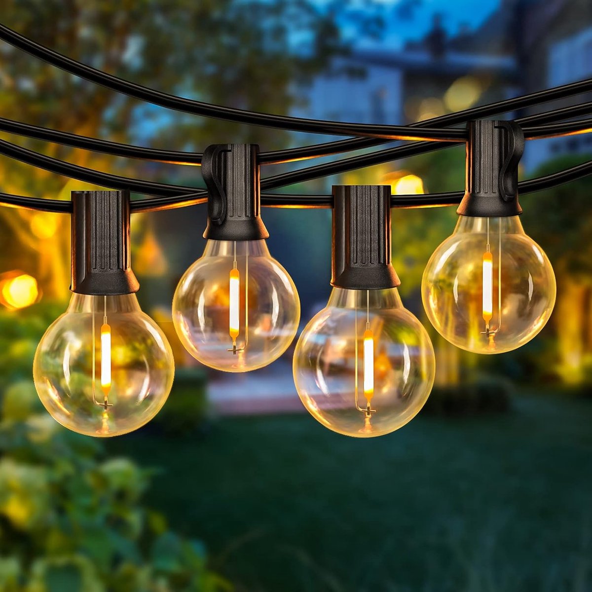 Foryouliving Lichtsnoer Buiten - Filament - 25 LED Bollen - 10 Meter - Koppelbaar - Tuinverlichting - Lichtslinger - Sfeerverlichting - Feestverlichting