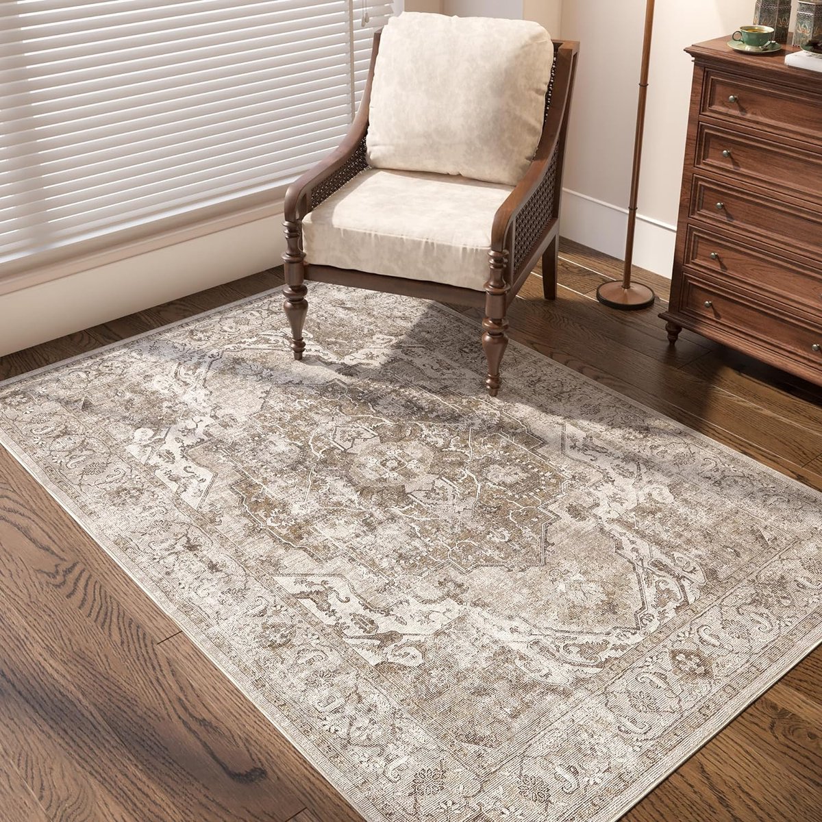 Goodivery ® Vintage Vloerkleed 120 x 180 cm voor Woonkamer, Slaapkamer en Keuken