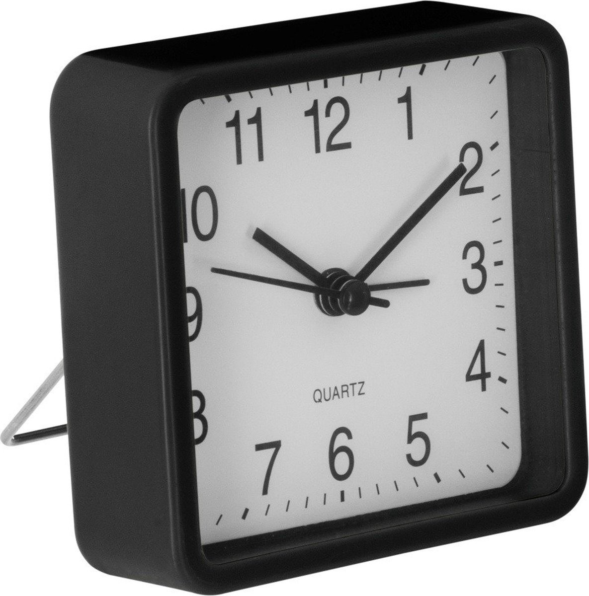Stille wekker voor de slaapkamer, klok met QUARTZ-mechanisme
