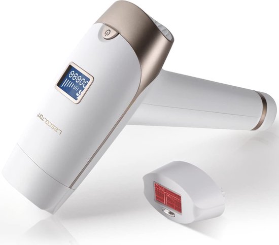 Bol.com Laser ontharing apparaat - Professioneel - Huidverjonging - 400.000 flitsen - 8-21J-energie - 5 intensiteit levels - Ges... aanbieding