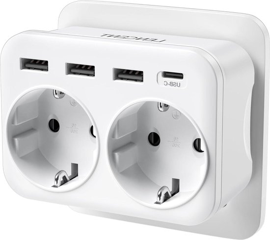 Überspannung schutz Steckdose Extender 7 Steckdosen US Multi Plug Outlet Splitte