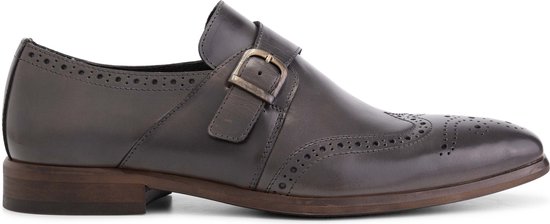 DenBroeck Whitehall St. Neat chaussures à boucle basse hommes - Broques hommes - Cuir marron foncé - Taille 42