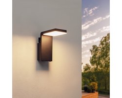 Ledvion LED Solar Wandlamp 0.5W 3000K IP44 Zwart
